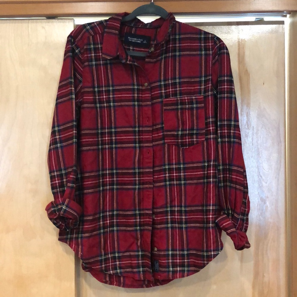 NWOT Abercrombie flannel top